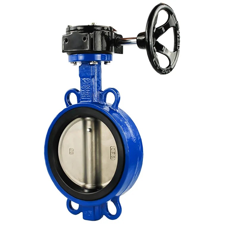 Worm Gear Wafer Butterfly Valve