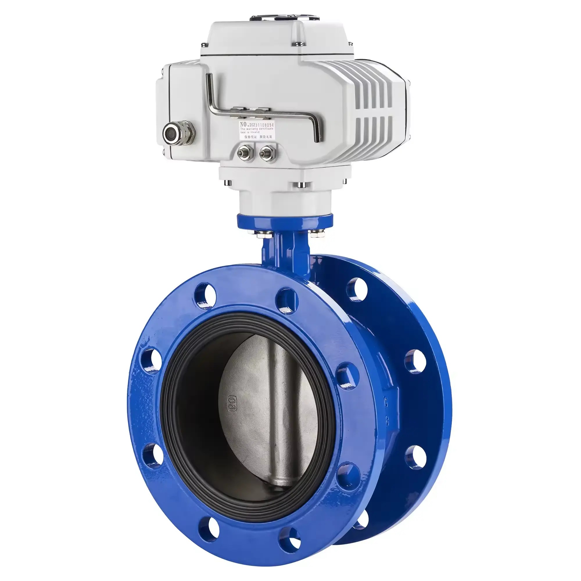 On-off Type Electric Flange Butterfly Valve 