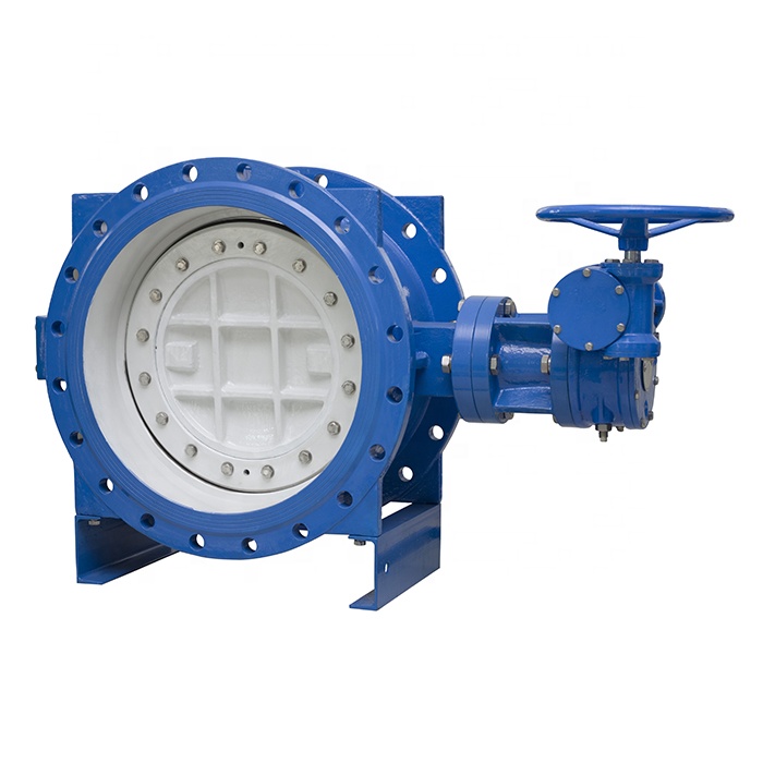 Worm Gear Double Eccentric Flange Butterfly Valve