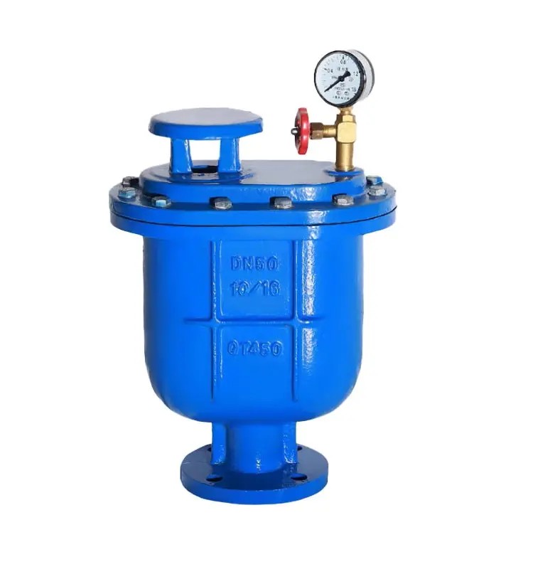 Composite Exhaust Valve With Pressure Gauge 