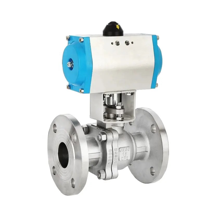 Pneumatic Flanged Ball Valve