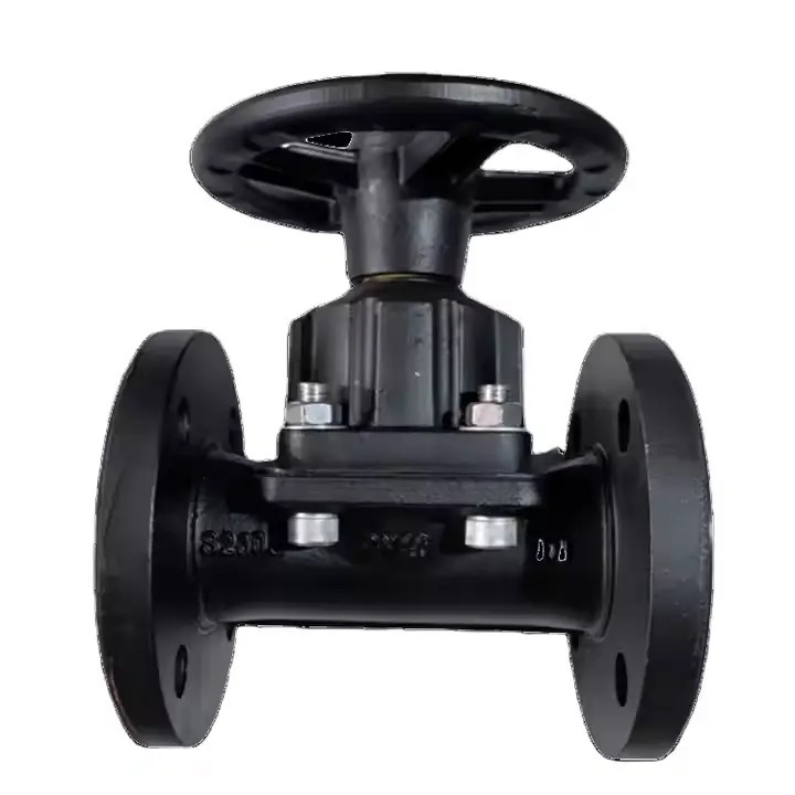 Fluorine Lined Flanged Diaphragm Valve