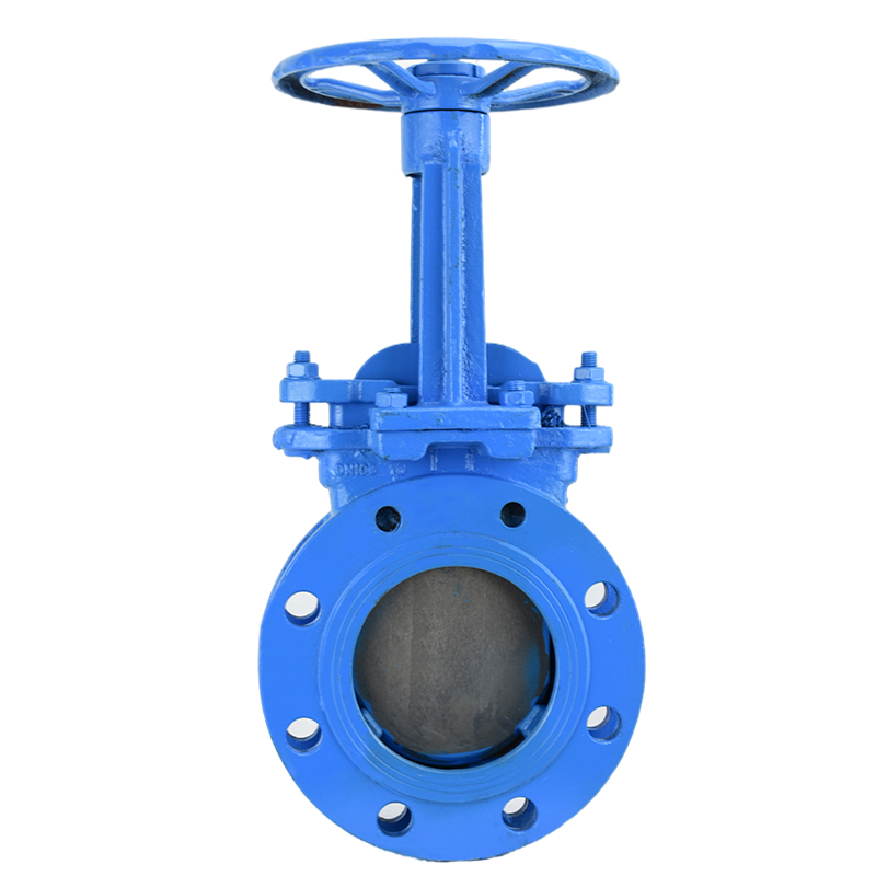 Cast Iron Resilient Flanged Knife Gate Valve